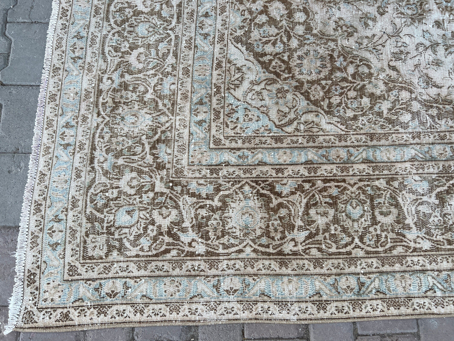 9x12 Wool Oushak Rug: Extra Large Handmade Oriental Carpet