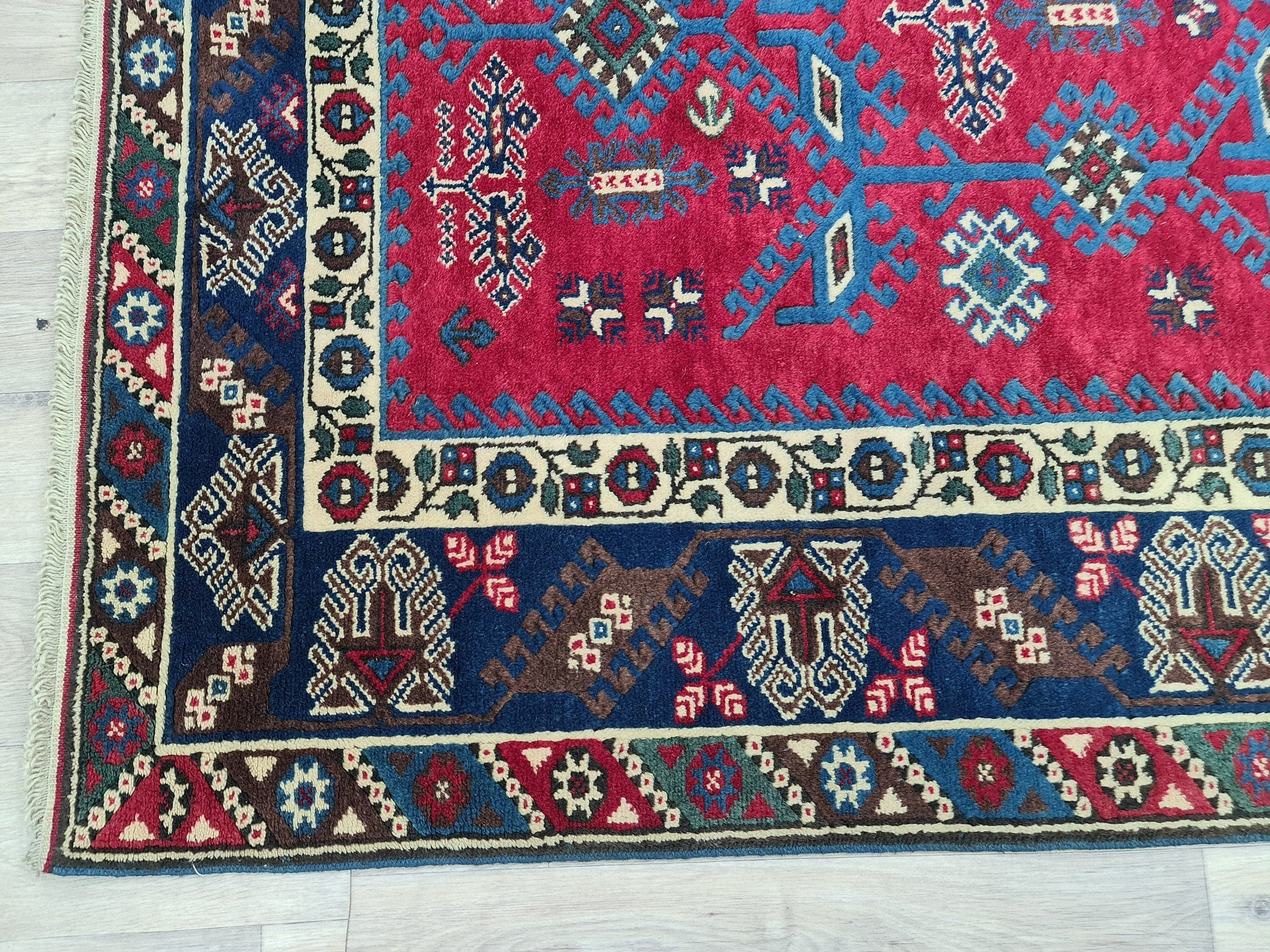Hand-Knotted Wool Oushak Rug: 6x9 Turkish Area Rug