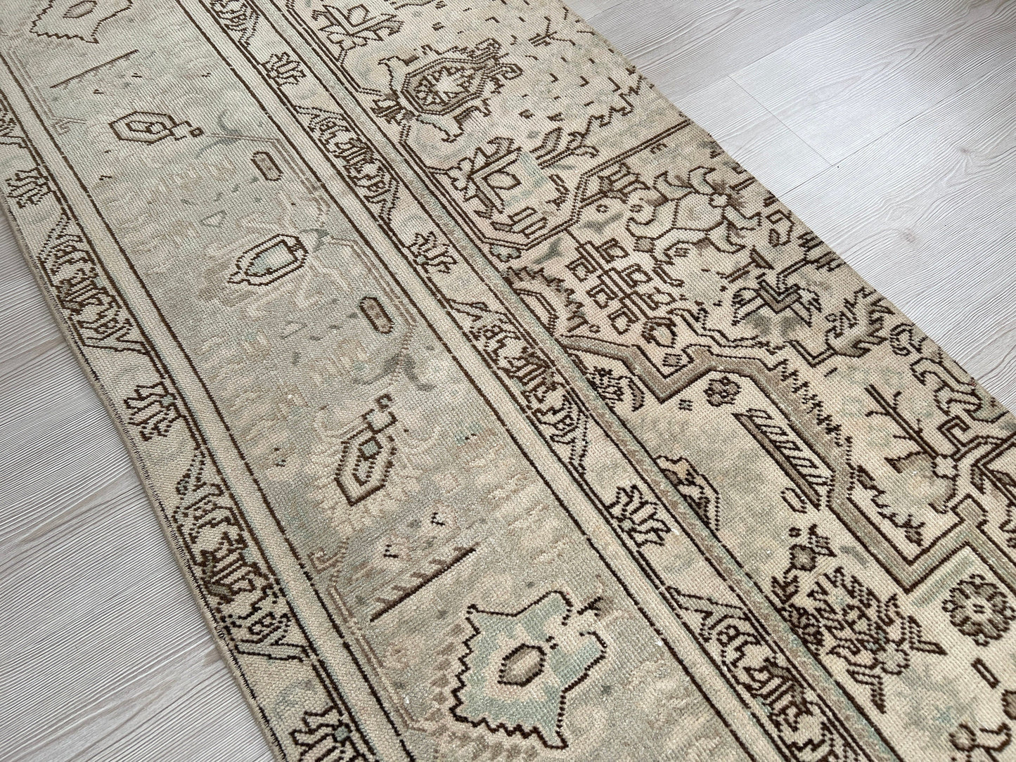 3x12 Vintage Turkish Runner Handmade