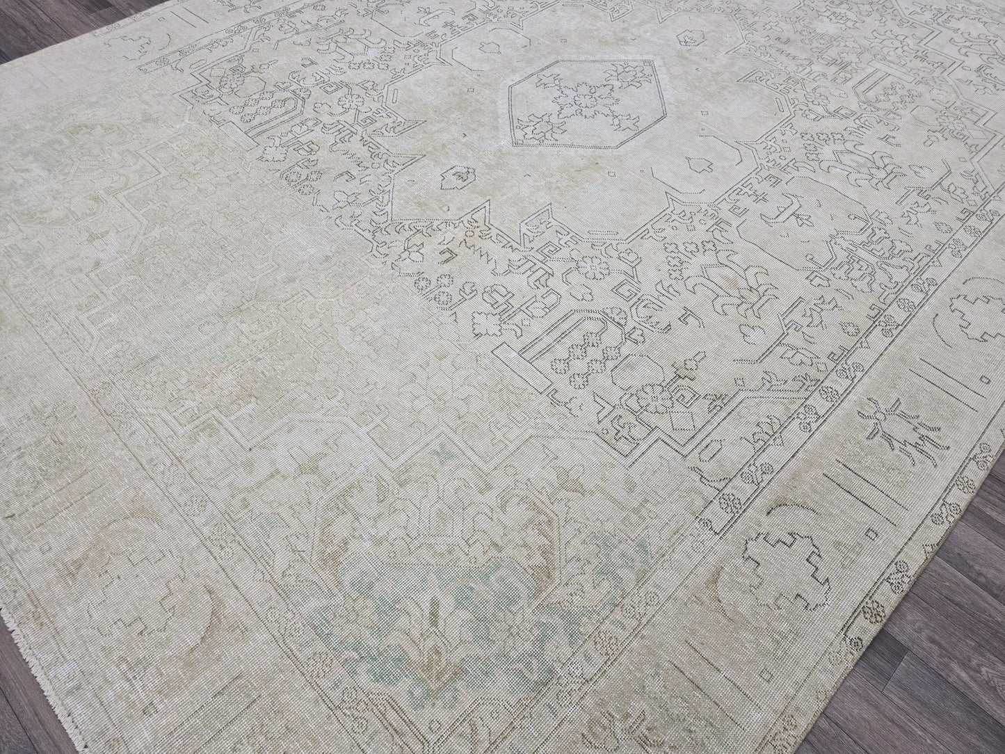 Extra Large Wool Rug - Large Oriental Rug - 9x12 Vintage Turkish Rug - Boho Area Rug
