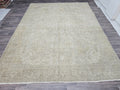 10x12 Neutral Vintage Muted Turkish Area Rug Tan Beige Brown