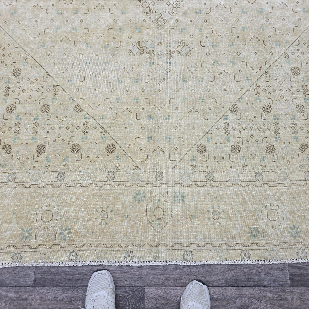 10x12 Oushak Rug: Hand-Knotted Wool Turkish Area Rug