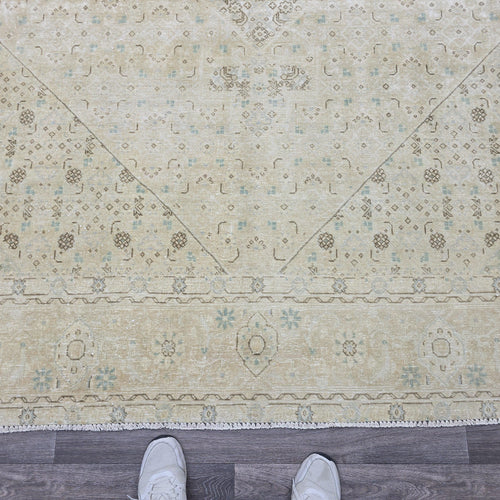 10x12 Oushak Rug: Hand-Knotted Wool Turkish Area Rug