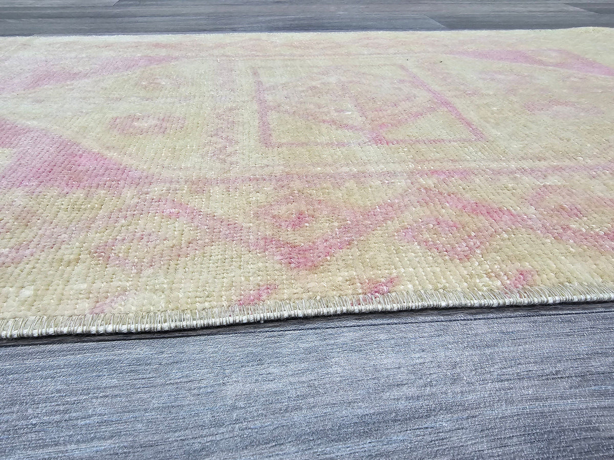 Handmade Vintage Doormat - 19x48 inches