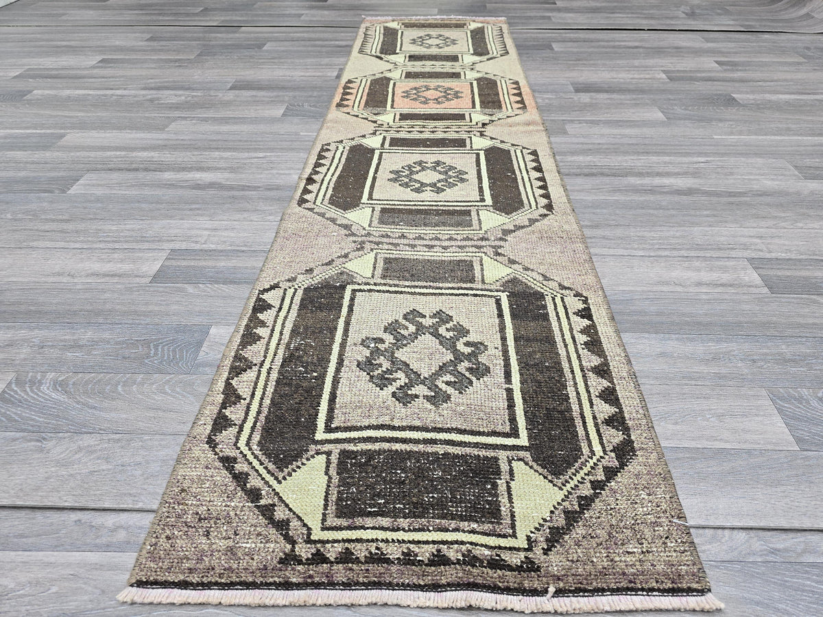 2x7 Vintage Turkish Runner rug for Hallway and Aisle