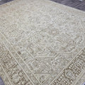 Handwoven Oushak Rug 9x12: Vintage Anatolian Wool Rug