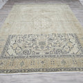 9x12 Antique Tabriz Carpet/ Vintage Anatolian Wool Rug /9.35x12.30 feet