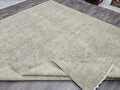 9x12 Vintage Turkish Rug: Hand-Knotted Heriz Wool Carpet