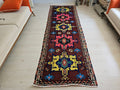 3x10 Wool Vintage  Turkish Runner Rug // 3,28x10 feet