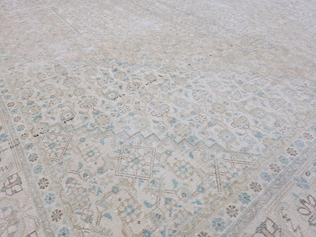 10x12 Oushak Area Rug for Livingroom and Bedroom handmade Wool Turkish Rug / Vintage Authentic Neutral Carpet / Beige area Rug