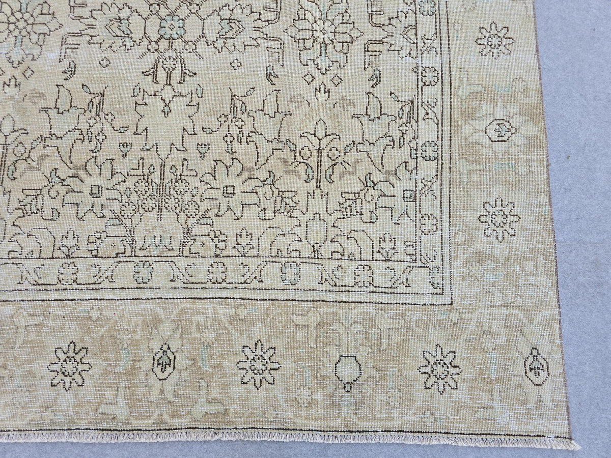 9x12 Oversize Oushak Area Rug/ Handmade Vintage Turkish area Rug for Office and Bedroom, Palace Size Rug