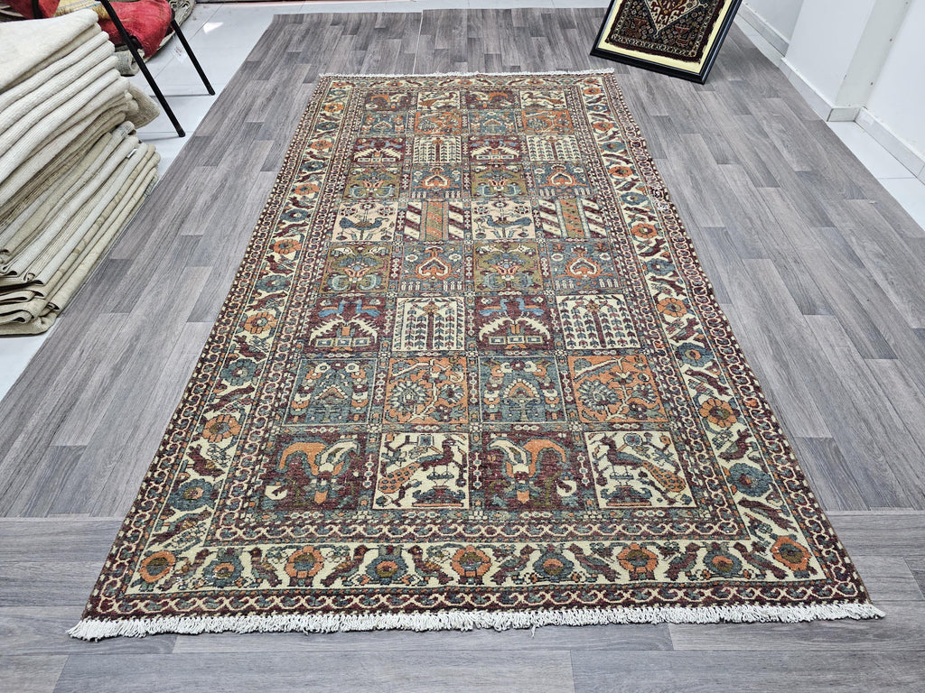 5x10 Antique Oushak Area Rug - Traditional Wool Turkish Carpet Muted Earth Tone Rug