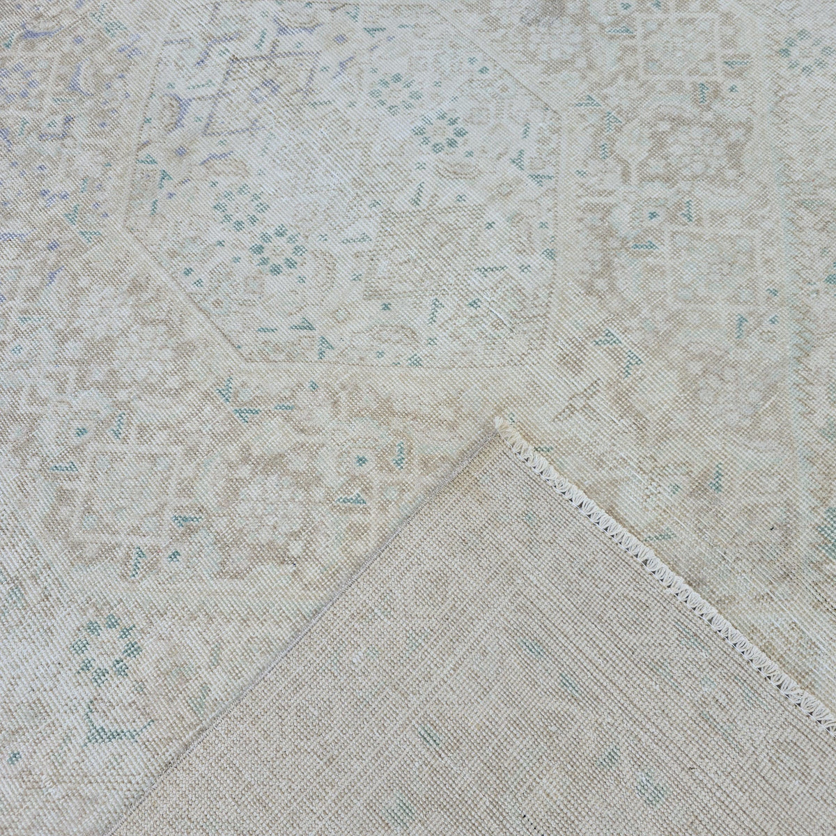 9x13 Vintage Oushak Hand Knotted Area Rug for Livingroom and Bedroom