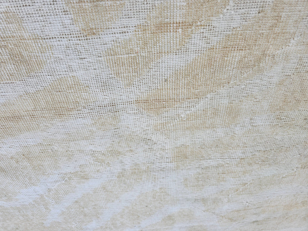 Vintage Turkish Wool Rug: Beige Accent Rug (4.70x8 ft)