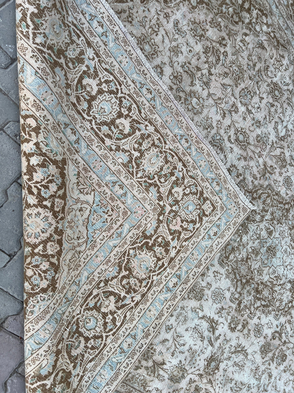9x12 Wool Oushak Rug: Extra Large Handmade Oriental Carpet