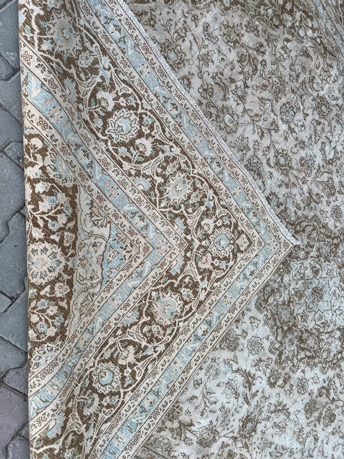 9x12 Wool Oushak Rug: Extra Large Handmade Oriental Carpet