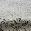Oushak Wool Rug 10x12, Distressed Turkish Area Rug, Hand Knotted High Quality Neutral Area Rug, Rug for Livingroom and Bedroom