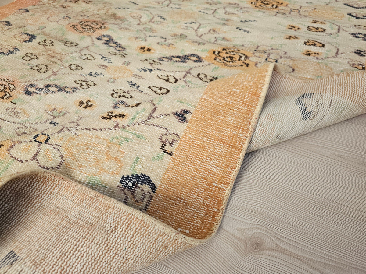 5x8 Handmade Wool Turkish Accent Rug
