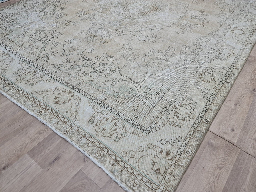 9x12 Modern Oushak Rug / 9.5x12.35 feet /Hand Knotted Wool Carpet/ Oriental Vintage Rug