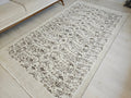 5x8 Vintage Neutral Handmade Turkish Rug //4.80x8.10 feet
