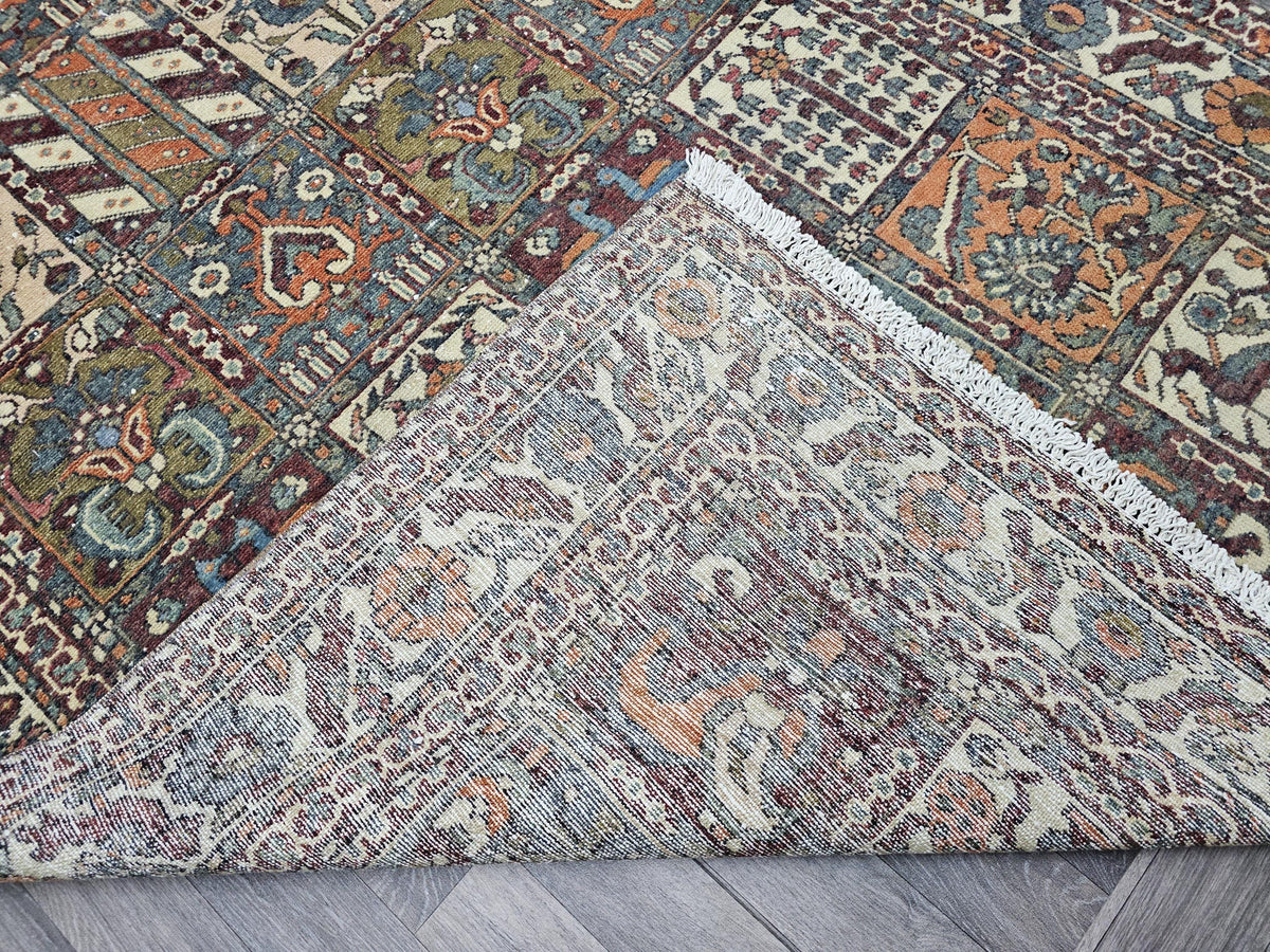 5x10 Antique Oushak Area Rug - Traditional Wool Turkish Carpet Muted Earth Tone Rug
