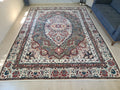 Oversize Hand-Knotted Wool Rug: Anatolian Design Oriental Carpet