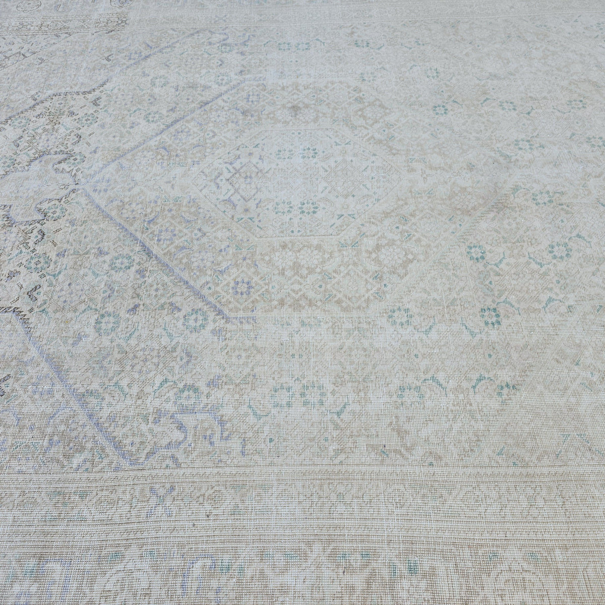 9x13 Vintage Oushak Hand Knotted Area Rug for Livingroom and Bedroom