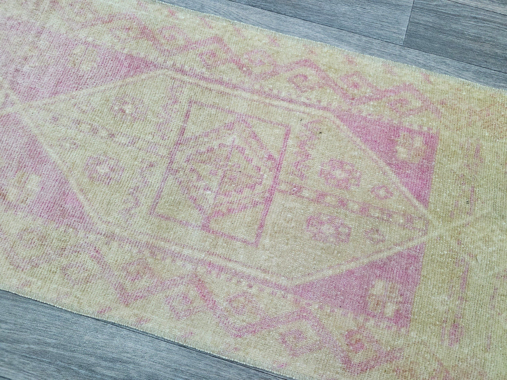 Handmade Vintage Doormat - 19x48 inches