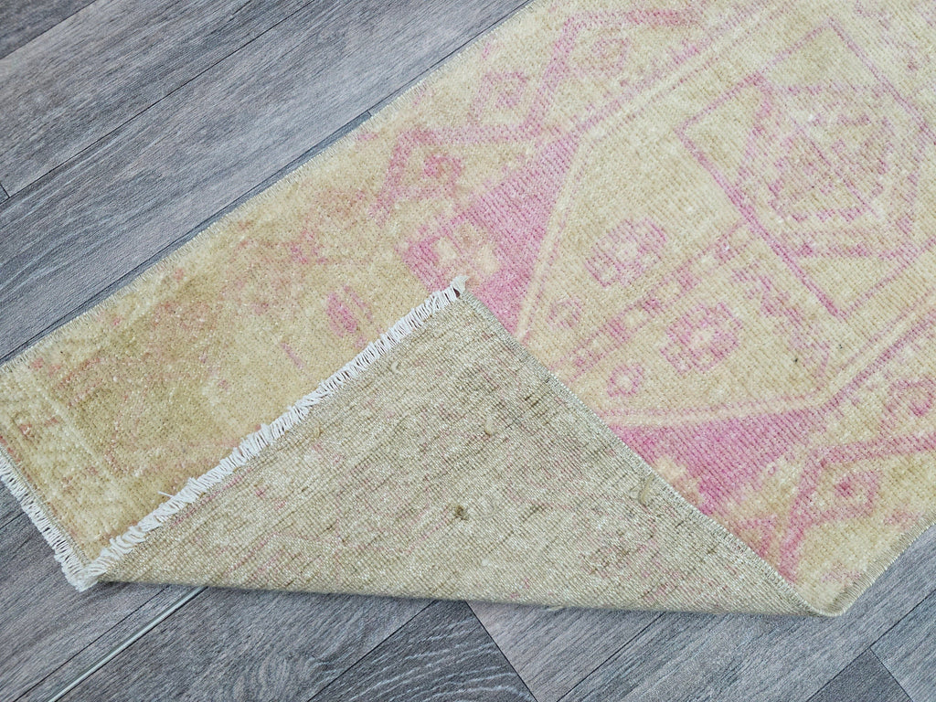 Handmade Vintage Doormat - 19x48 inches
