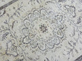 6x9 Vintage Turkish Oushak Rug: Hand-Knotted Wool Area Rug