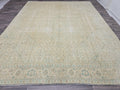 10x12 Oushak Area Rug for Livingroom and Bedroom handmade Wool Turkish Rug / Vintage Authentic Neutral Carpet / Beige area Rug