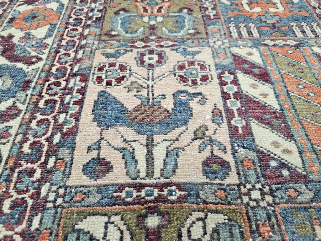 5x10 Antique Oushak Area Rug - Traditional Wool Turkish Carpet Muted Earth Tone Rug