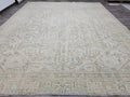 Classic Vintage Neutral Turkish Area Rug //9.60x11.75 feet