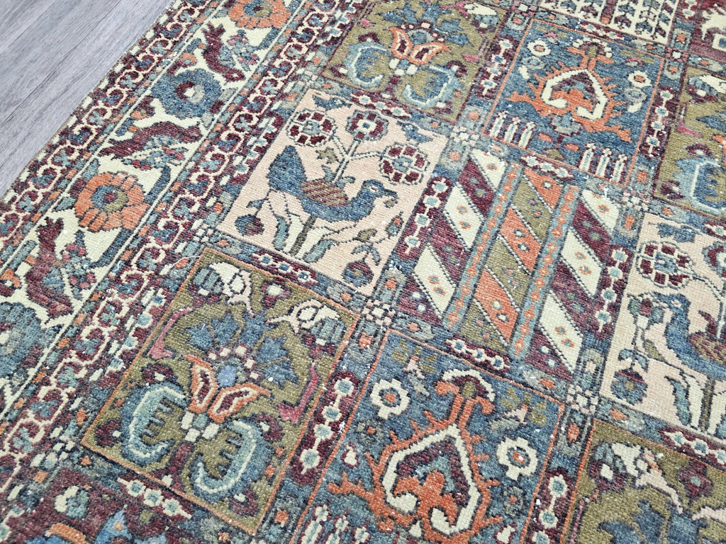 5x10 Antique Oushak Area Rug - Traditional Wool Turkish Carpet Muted Earth Tone Rug