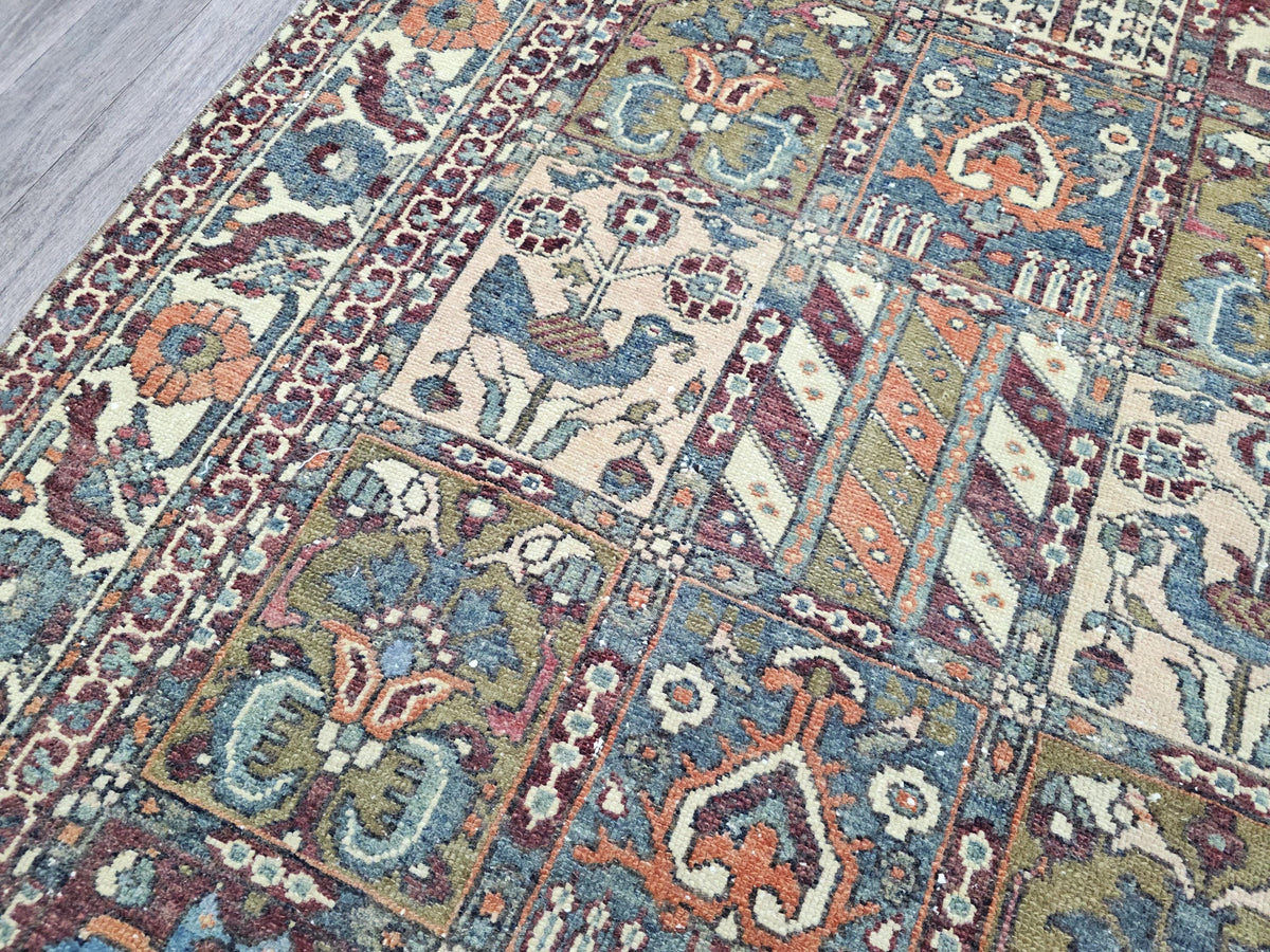 5x10 Antique Oushak Area Rug - Traditional Wool Turkish Carpet Muted Earth Tone Rug