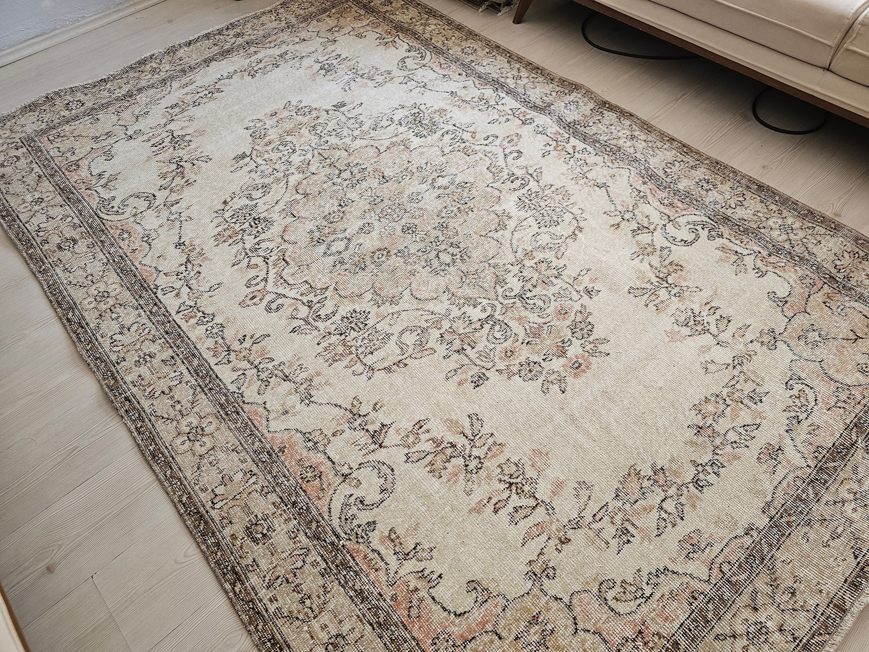 6x9 Turkish Rug Hand Knotted Oriental Vintage Rug