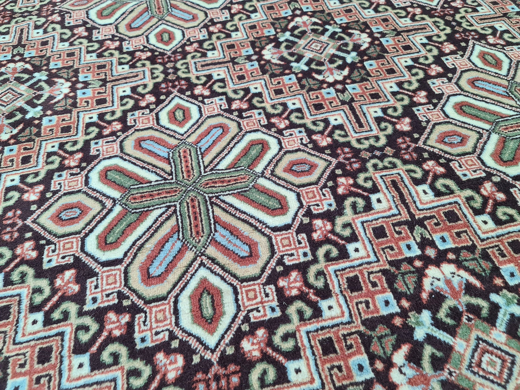 6x10 Antique Turkish Oushak Rug: Hand-Knotted Wool Carpet (6.40x10 ft)
