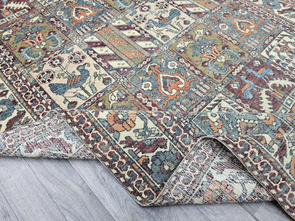 5x10 Antique Oushak Area Rug - Traditional Wool Turkish Carpet Muted Earth Tone Rug