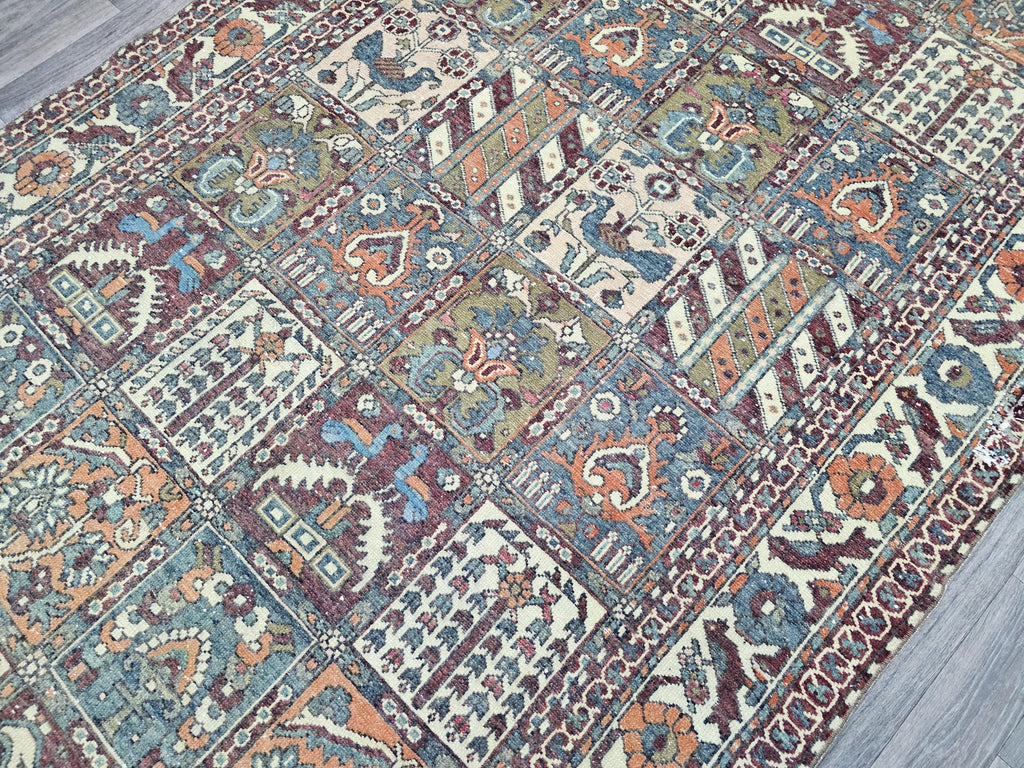 5x10 Antique Oushak Area Rug - Traditional Wool Turkish Carpet Muted Earth Tone Rug