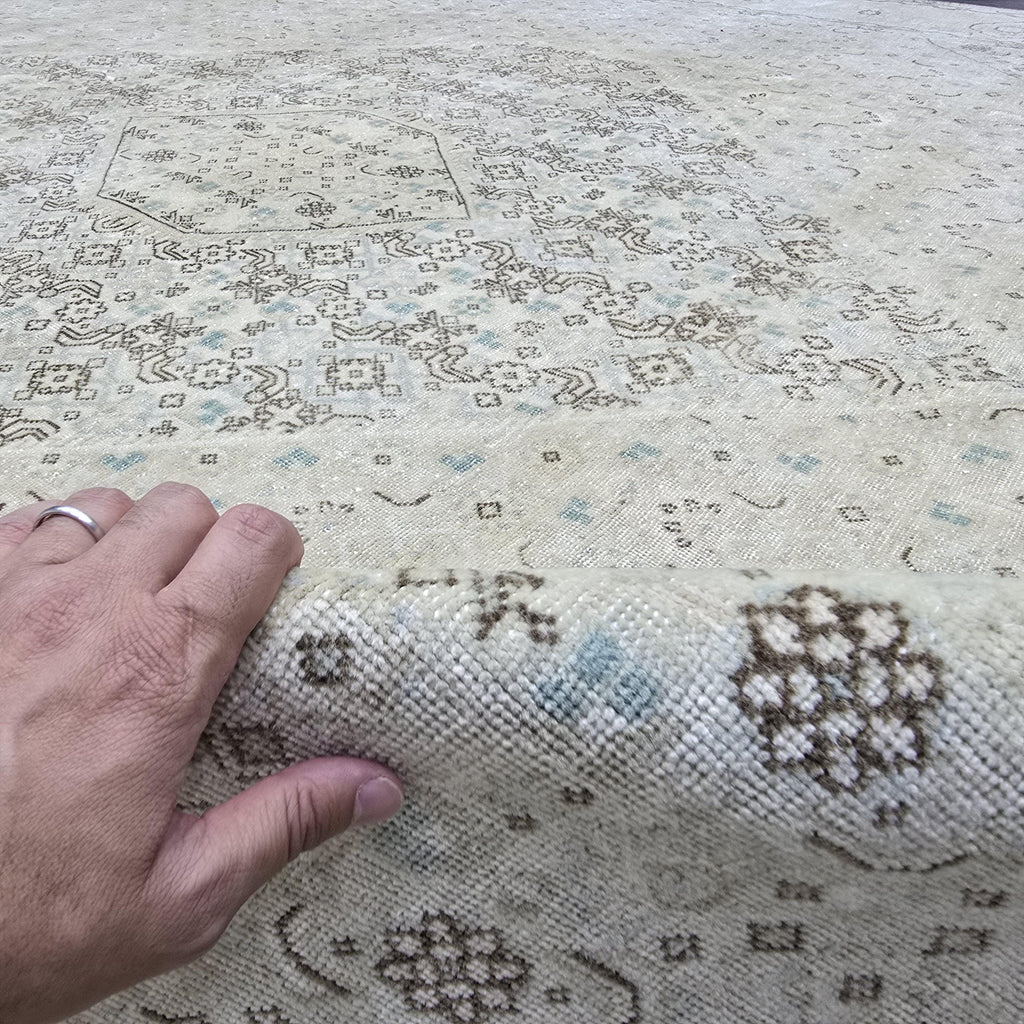 10x12 Oushak Rug: Hand-Knotted Wool Turkish Area Rug
