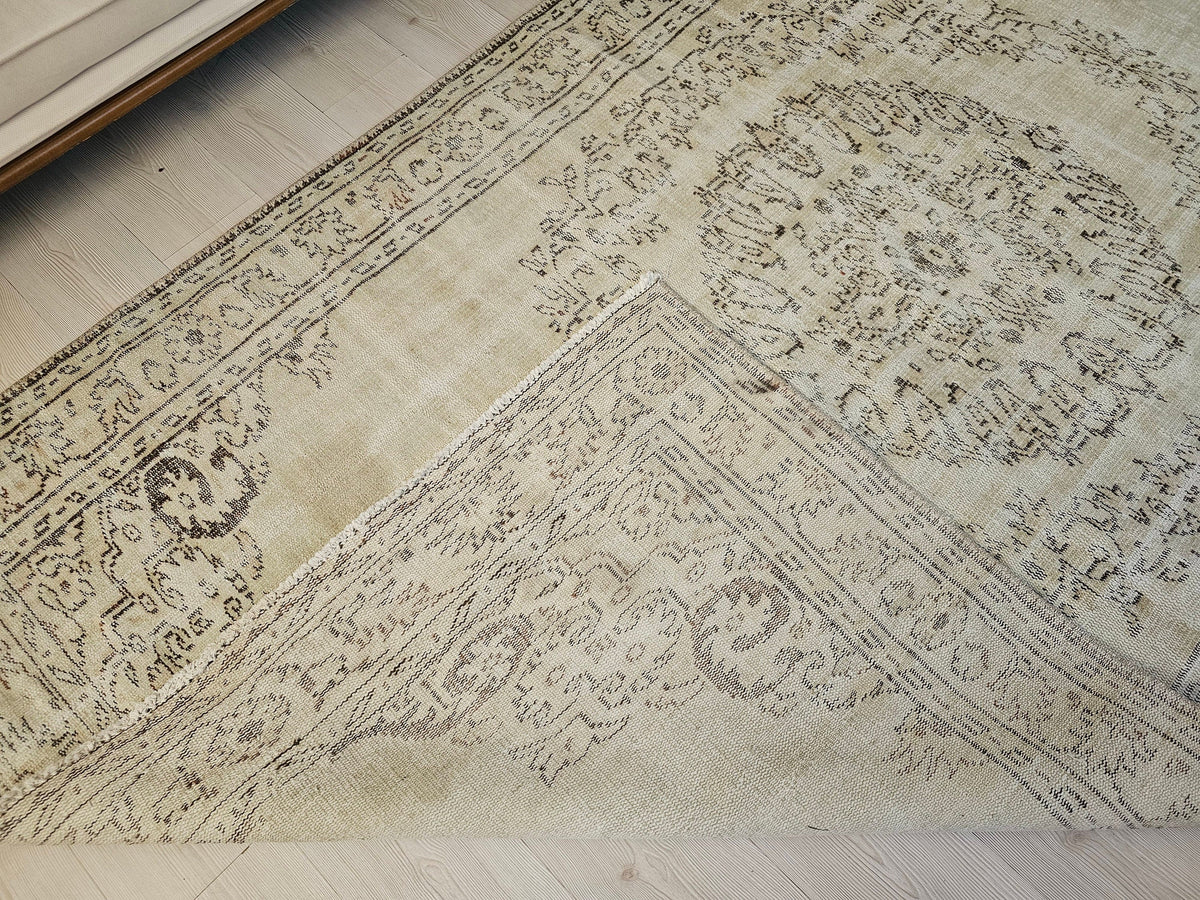 6x10 HandKnotted Oriental Turkish Vintage Area Rug