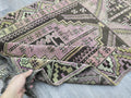 Antique Oushak Runner Rug 4x13