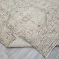 10x12 Vintage Hand-Knotted Turkish Rug: Neutral Anatolian Design