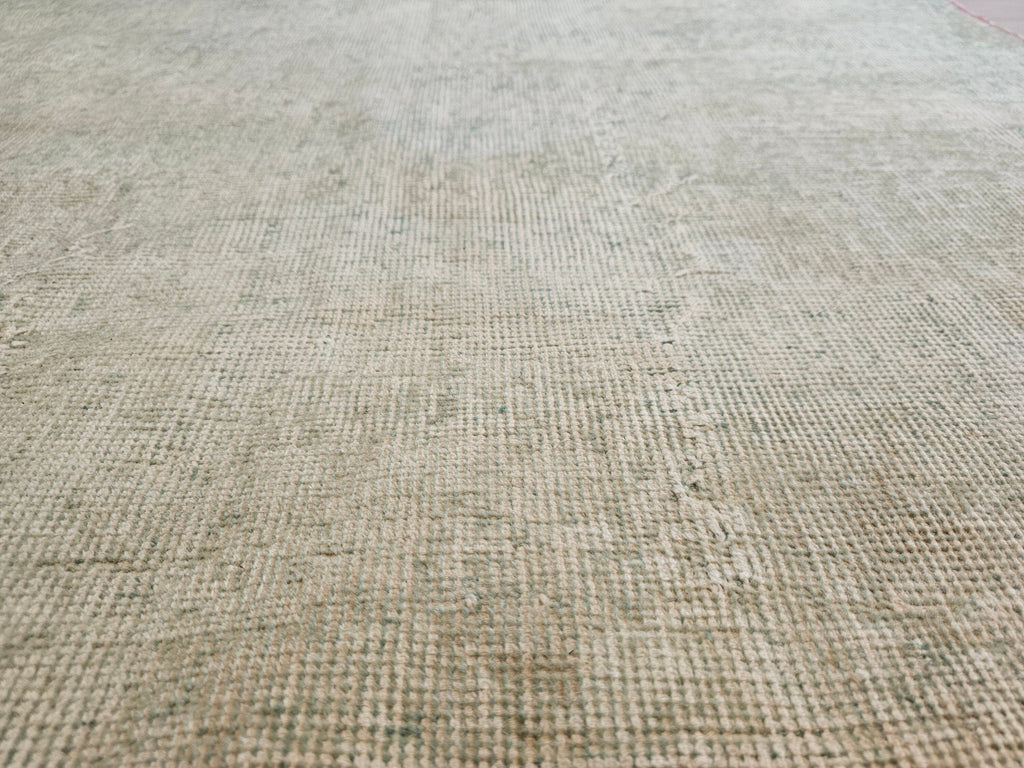 4x7 Vintage Turkish Green Rug