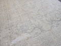 Antique Ivory Anatolian Rug 9x13: Handwoven Wool Floral Carpet