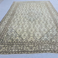 Oversized Antique Turkish Oushak Rug: Extra Large Wool Area Carpet (8.60x12.20 ft)