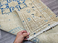 3x12 Vintage Oushak Runner : Hand Knotted Wool Runner - Turkish runner for hallway and kitchen