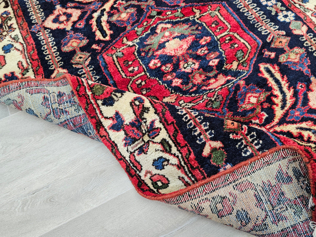 3x14 Long Antique Wool Traditional Runner Rug for Stairs and Corridor //3.30x14 feet
