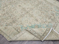Oversized 9x12 Wool Turkish Rug: Vintage Oushak Heriz Design