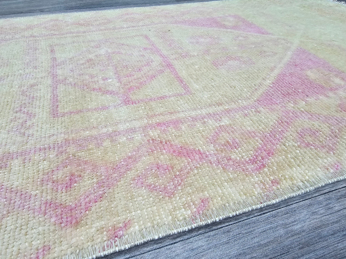 Handmade Vintage Doormat - 19x48 inches